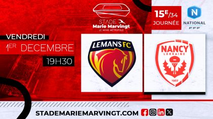 LE MANS FC - AS NANCY LORRAINE