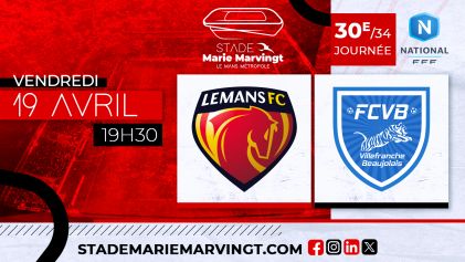 LE MANS FC - FC VILLEFRANCHE B.