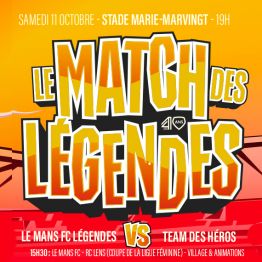 LE MATCH DES LÉGENDES